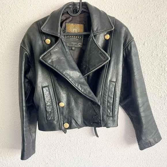 Vintage Express Leather Jacket - Picture 1 of 5